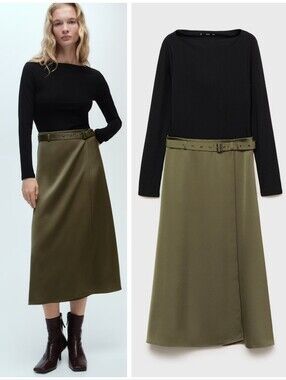 MANGO Combination Dress